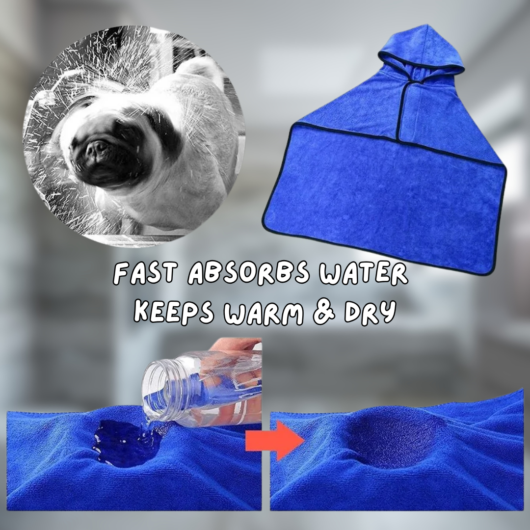Paw Spa - Soft Absorbent Pet Bathrobe