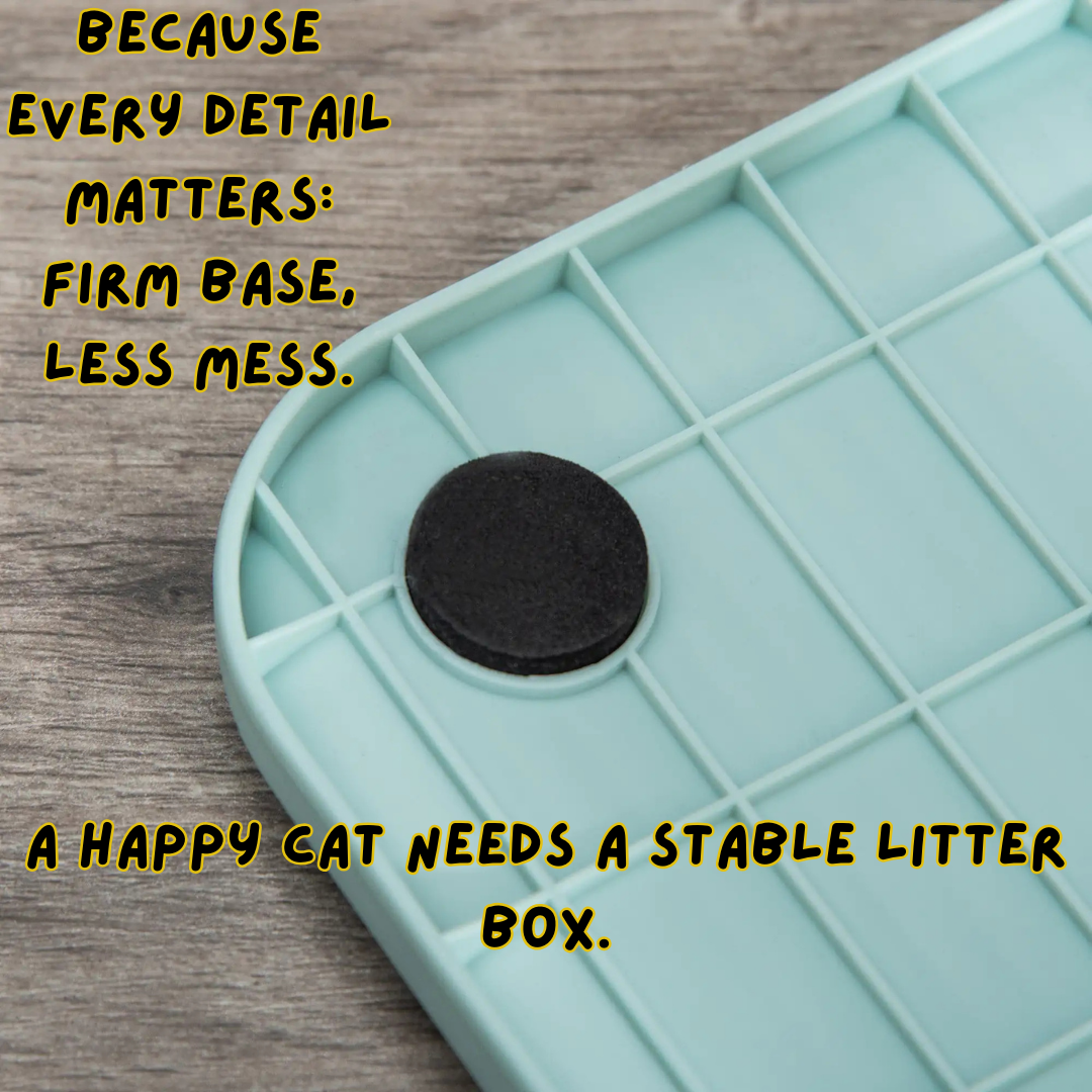 Paw Hut - Cat Litter Box With Lid, Indoor Cat With Tray, Spoon, Strainer