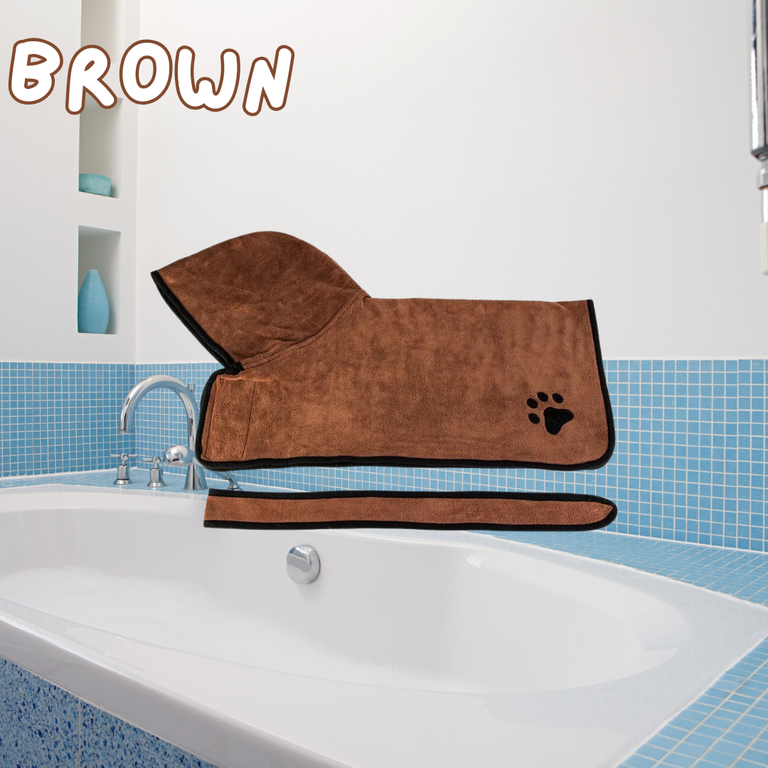 Paw Spa - Soft Absorbent Pet Bathrobe