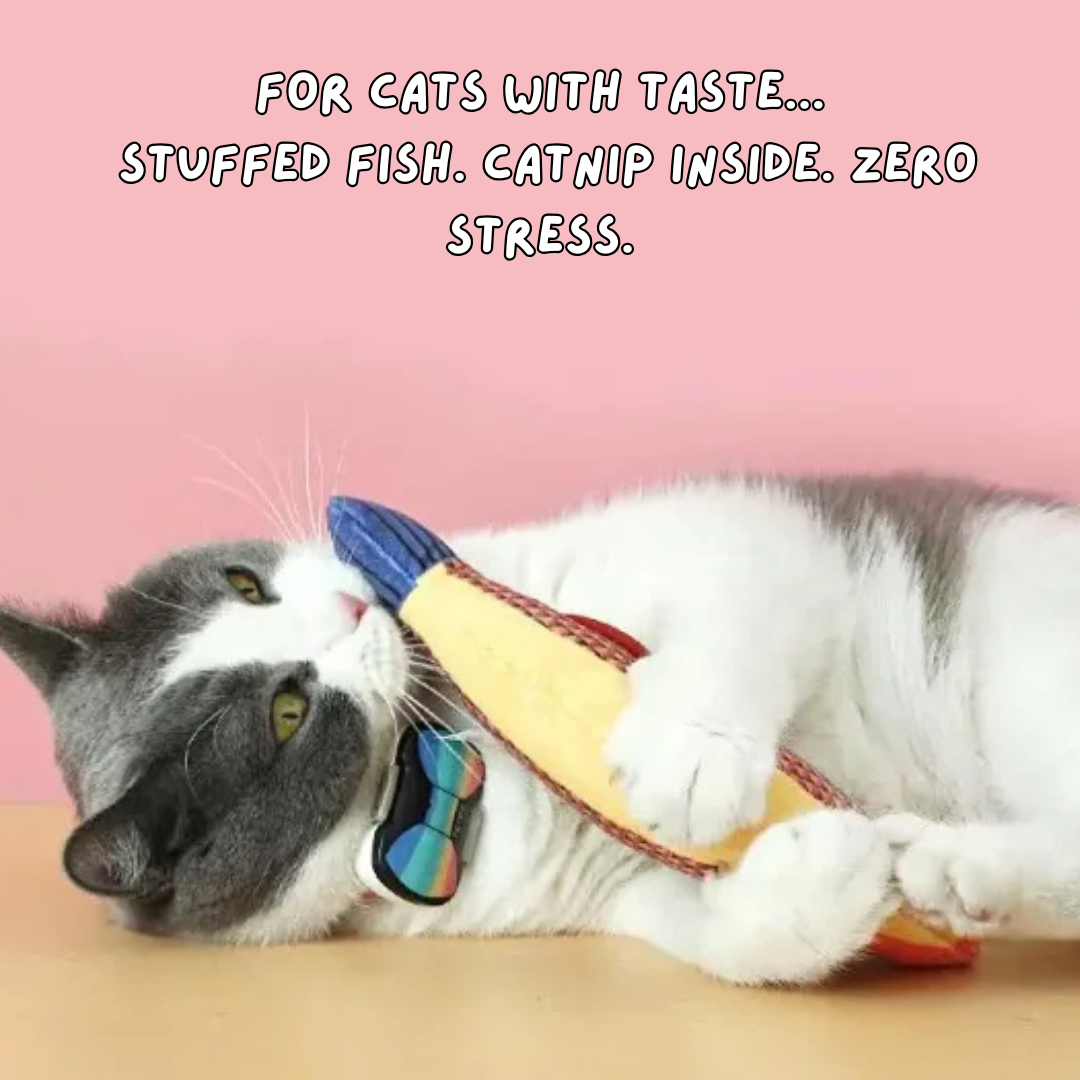 NipFish - Catnip Fish Plush Toy