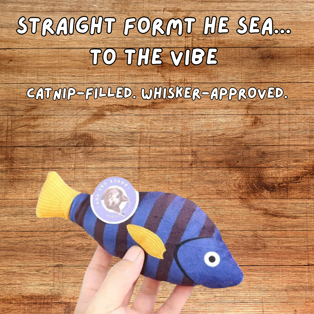 NipFish - Catnip Fish Plush Toy