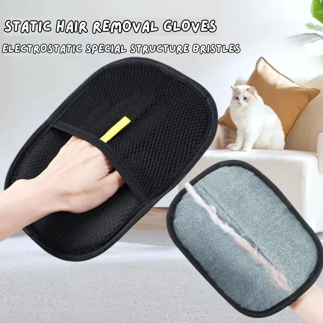 Fur Swipe - Pet Hair Grooming Gloves